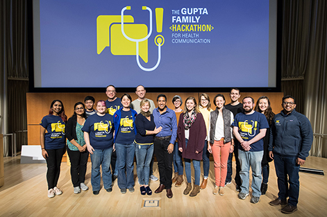 Gupta Family Hackathon 2018 Winners with Gupta Family